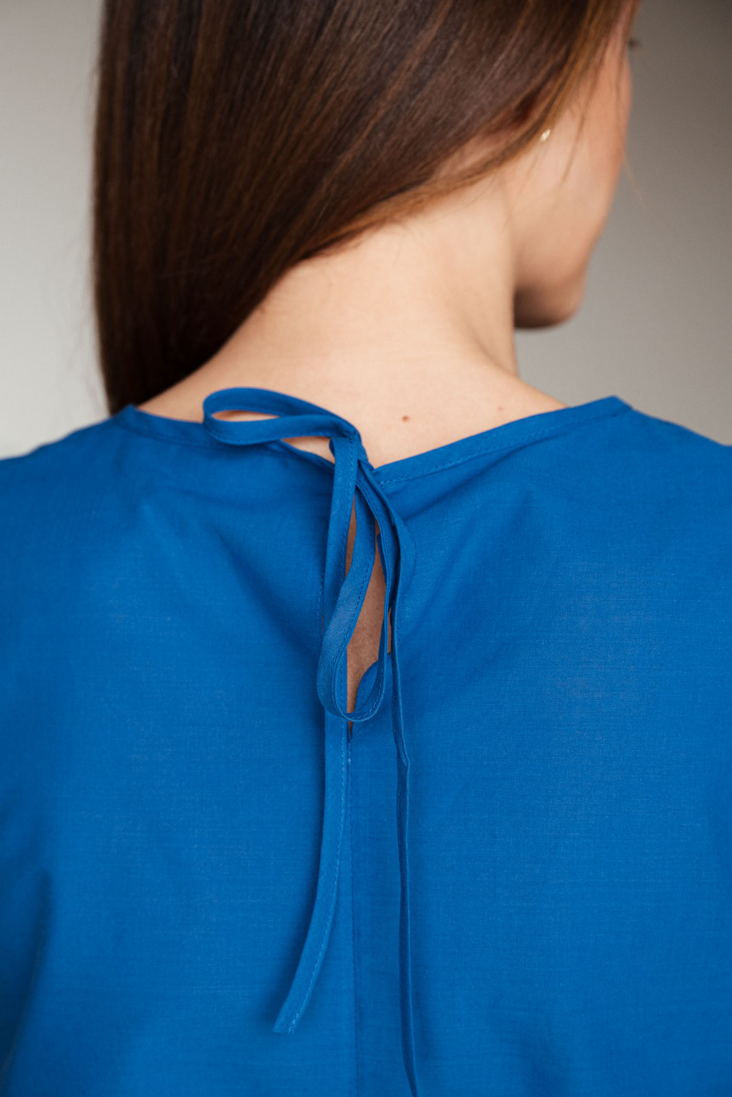 Halenky Flora bordura electric blue