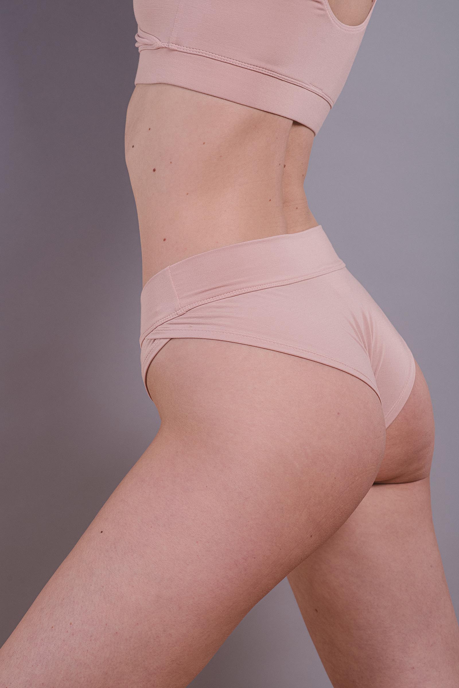lingerie bamboo collection Joana nude pink