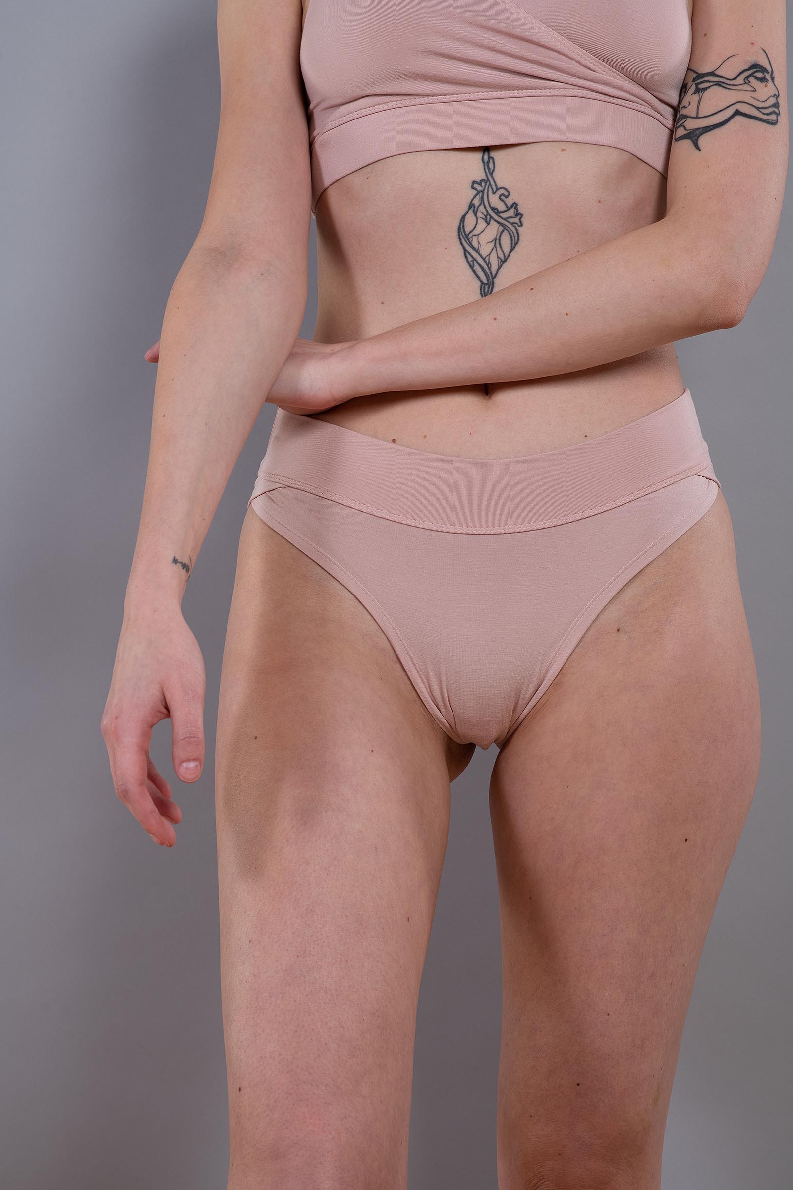 lingerie bamboo collection Joana nude pink