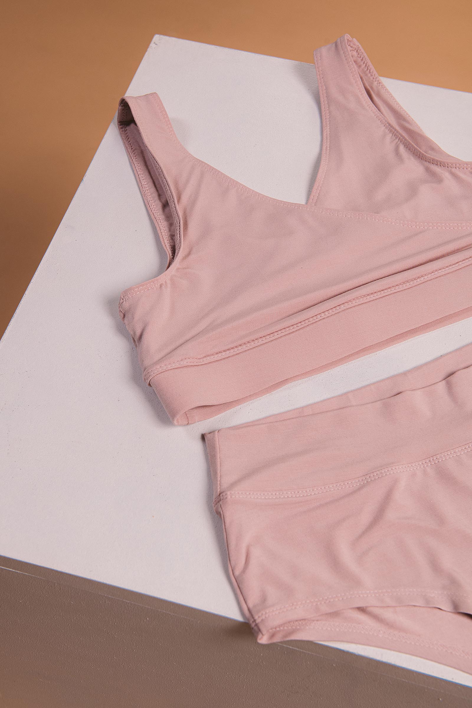 D�msk� top Kiara nude pink