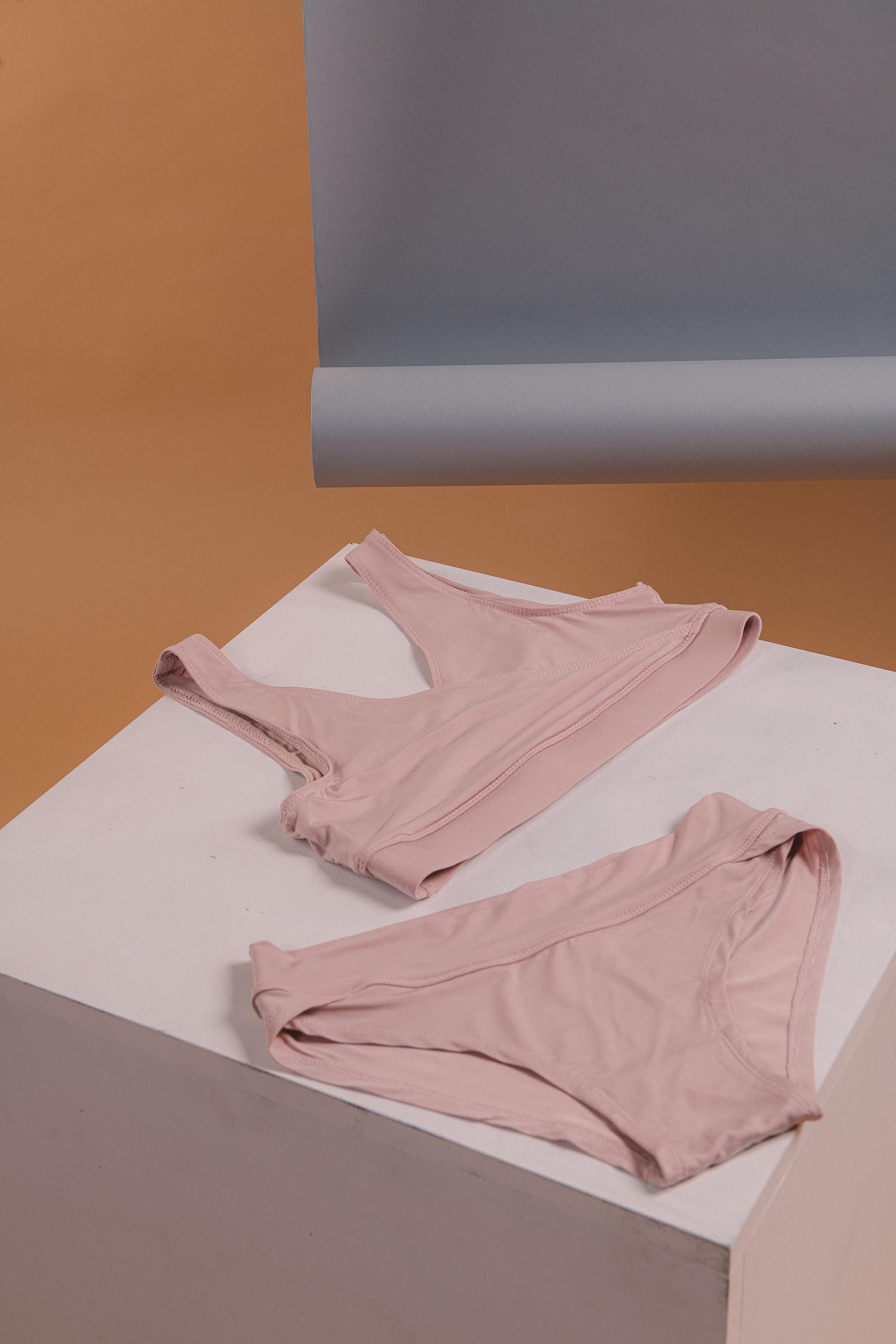 lingerie bamboo collection Joana nude pink