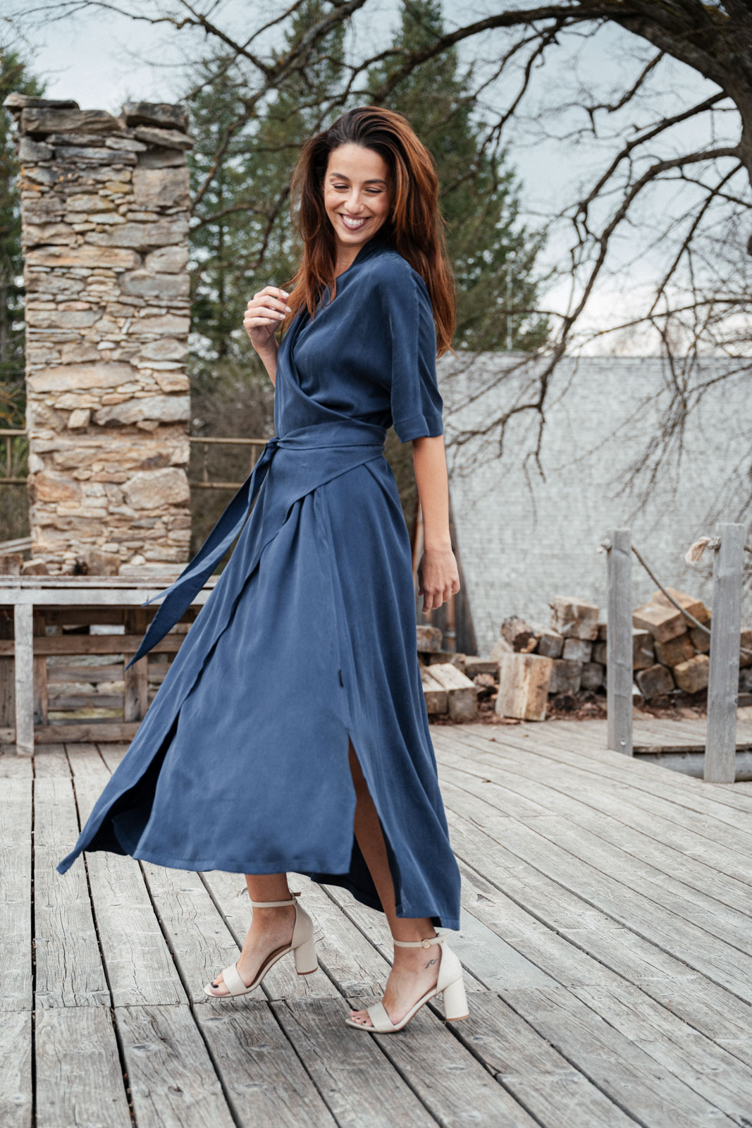 �aty & sukn� Astrid midnight blue