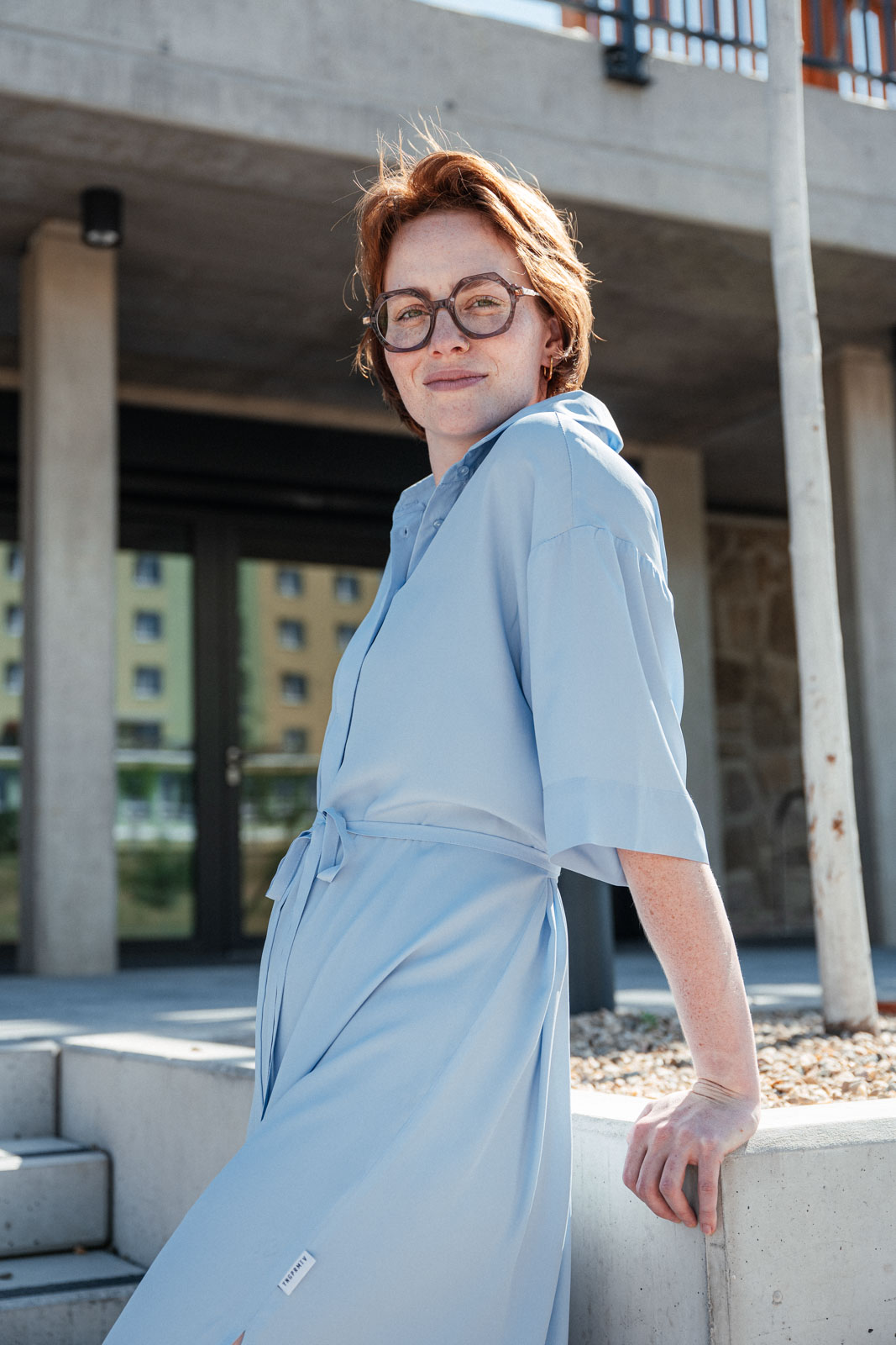 �aty & sukn� Ginna sky blue
