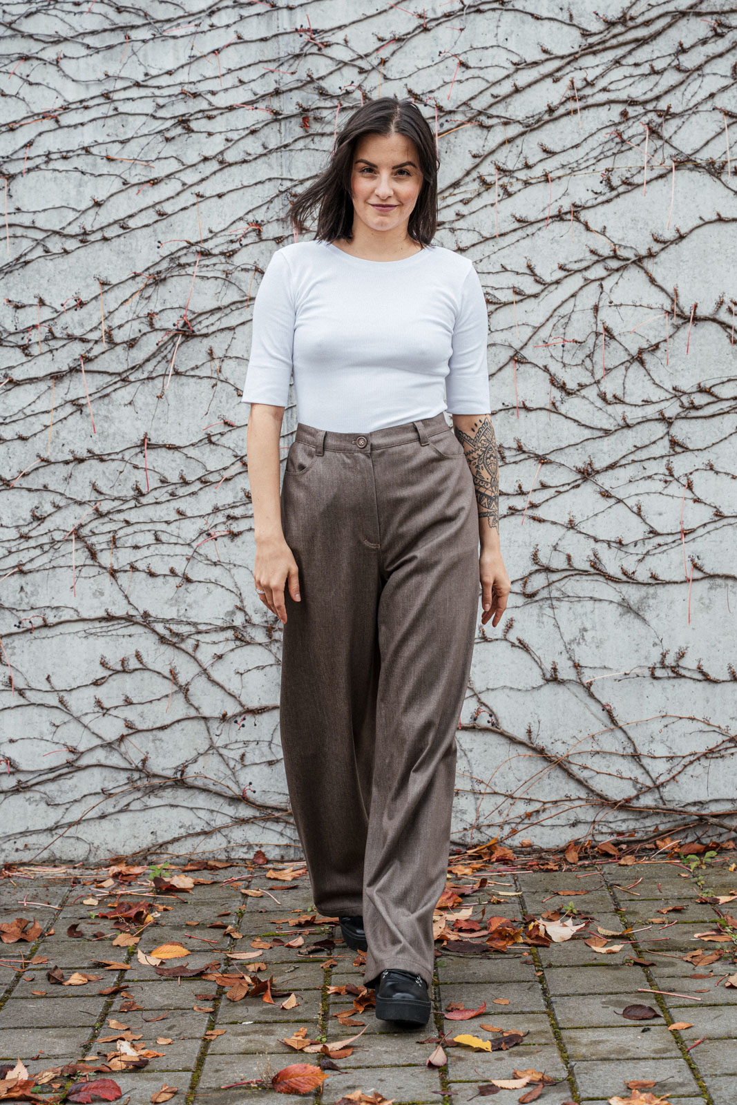 Pants & Shorts Mona wool mocha