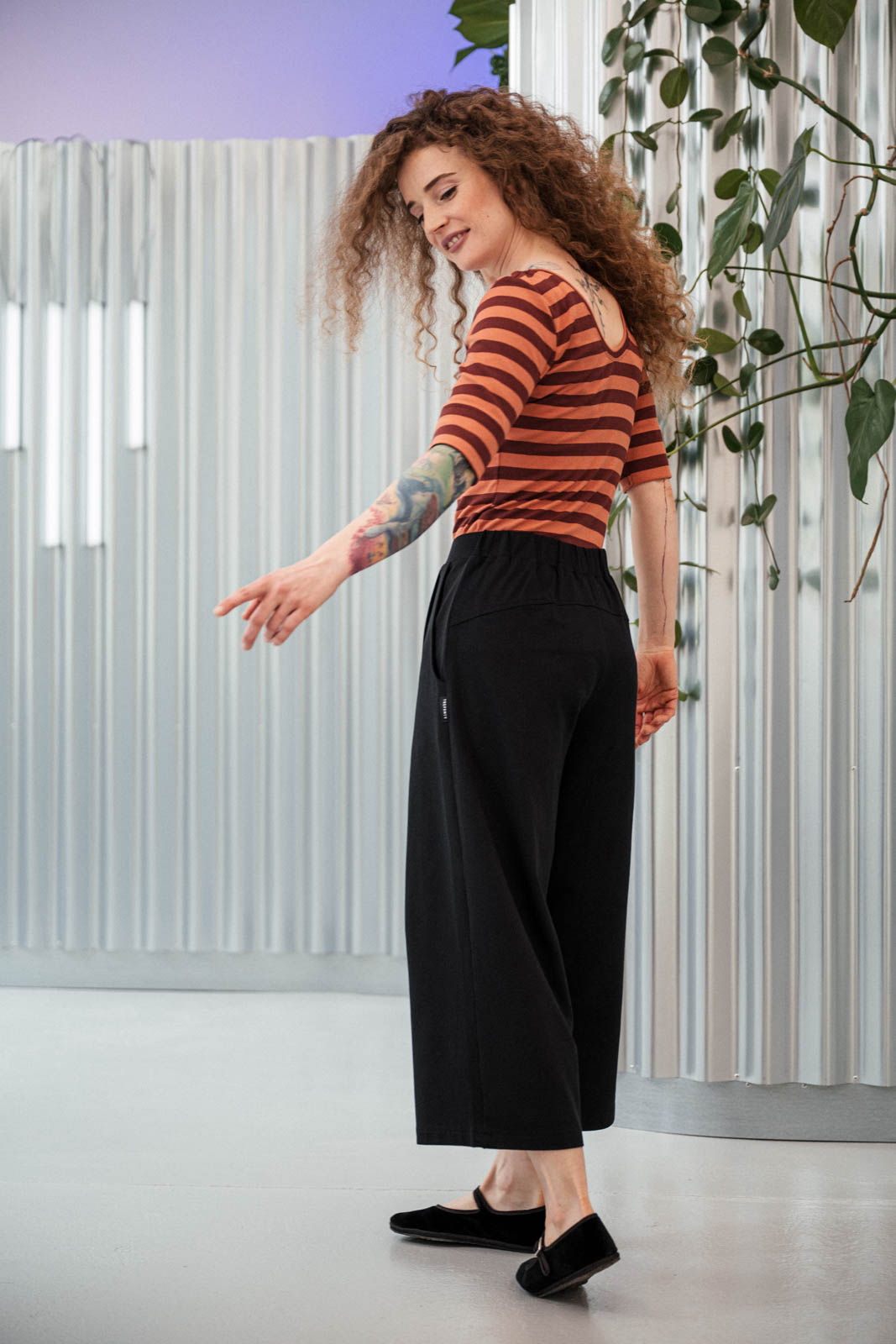 Tri�ka Fiona stripe orange