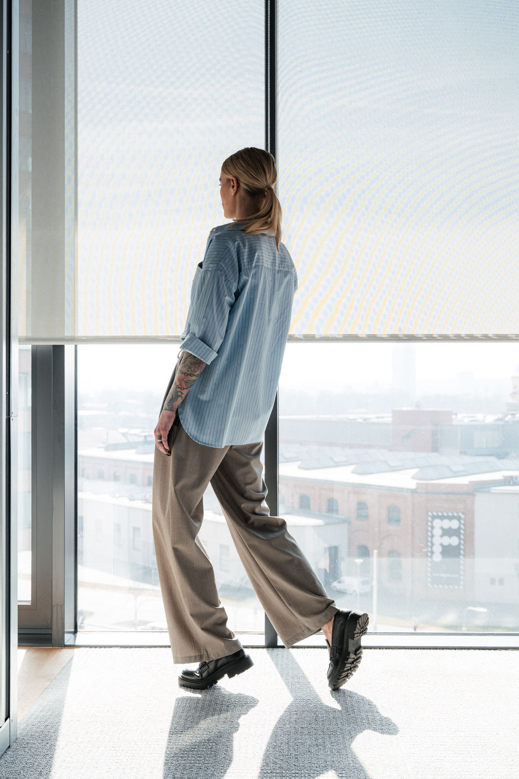 Kalhoty a �ortky Bela wool sand