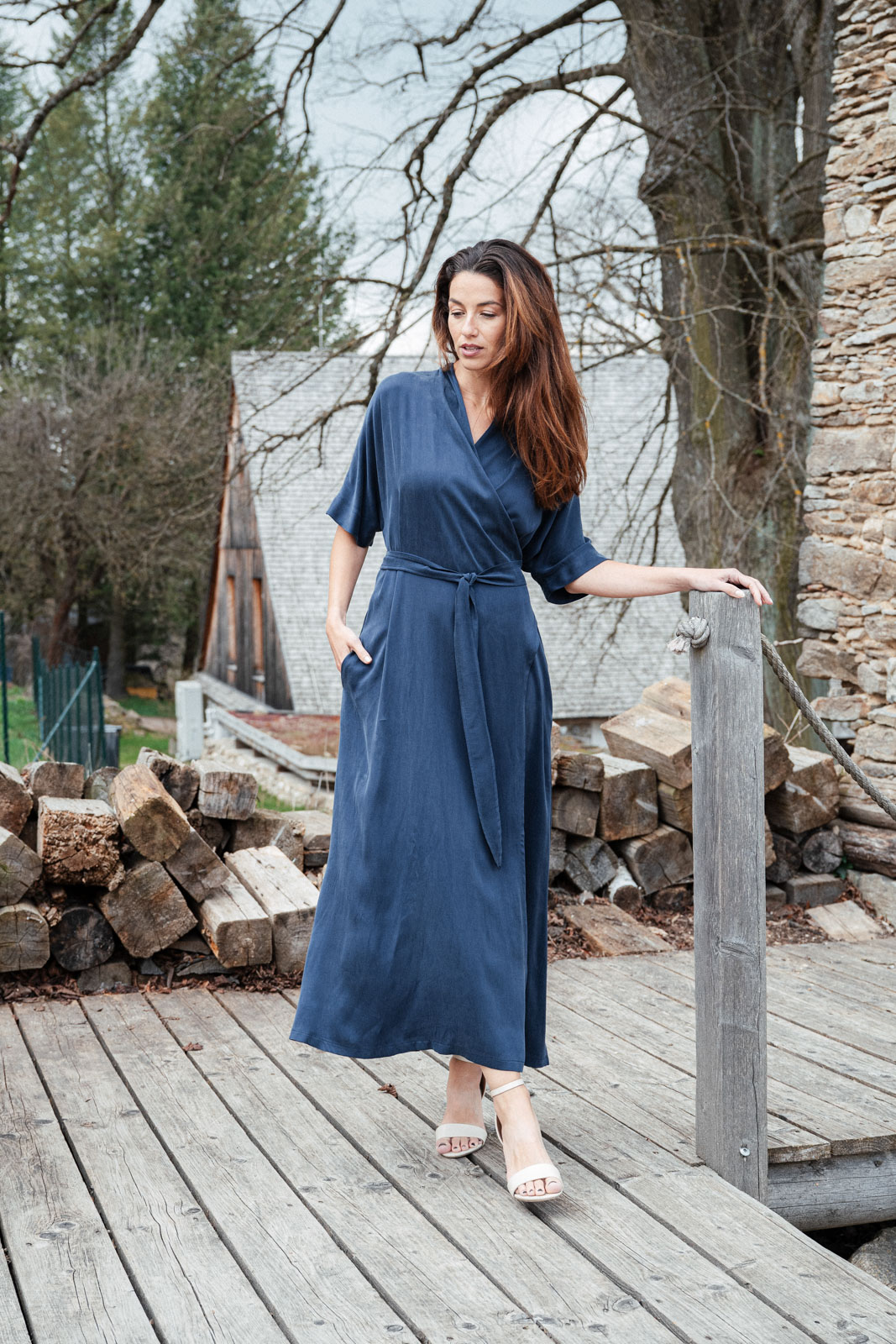 �aty & sukn� Astrid midnight blue