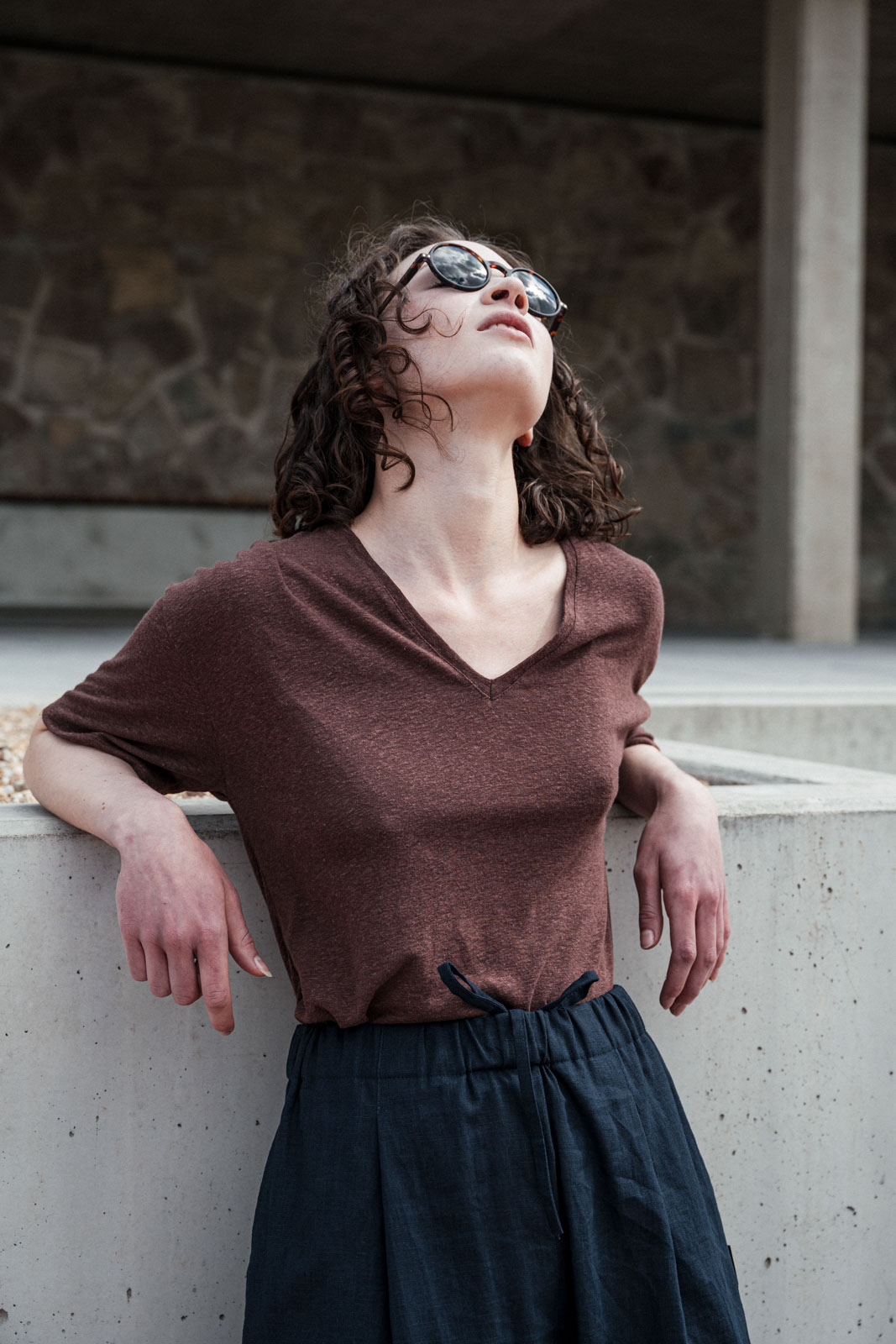 Tri�ka Vilde cinnamon linen