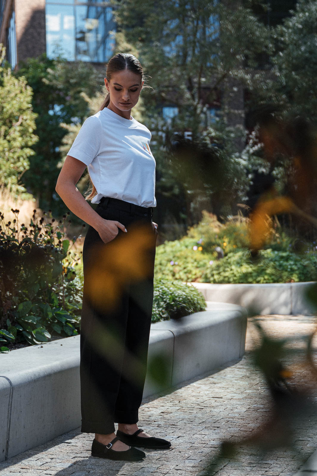 Kalhoty a �ortky Laura �ern� kalhotov� viskoza