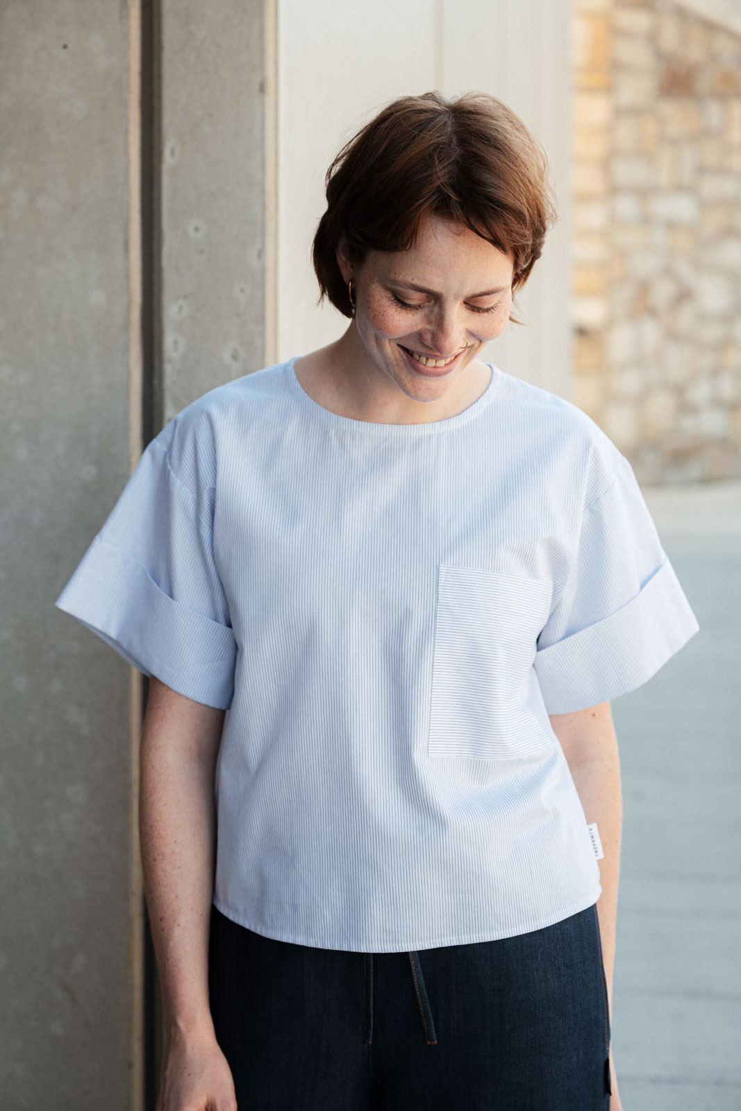Halenky Lemmy stripe poplin