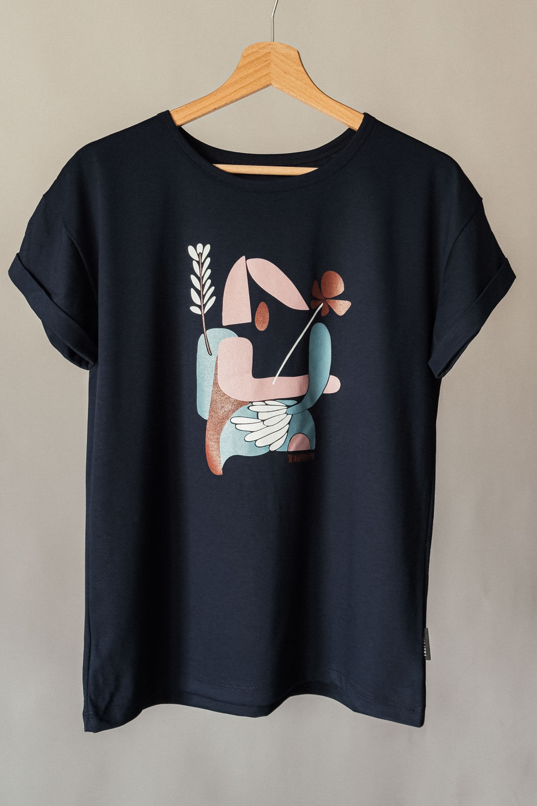 tri�ko s potiskem Muse navy