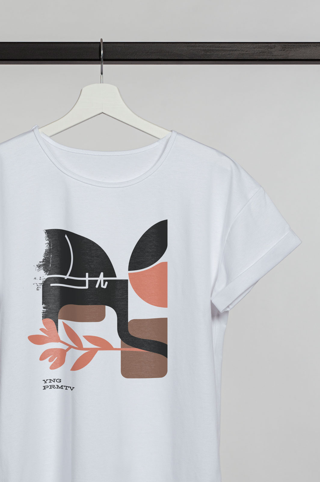 tri�ko s potiskem Nostalgic white