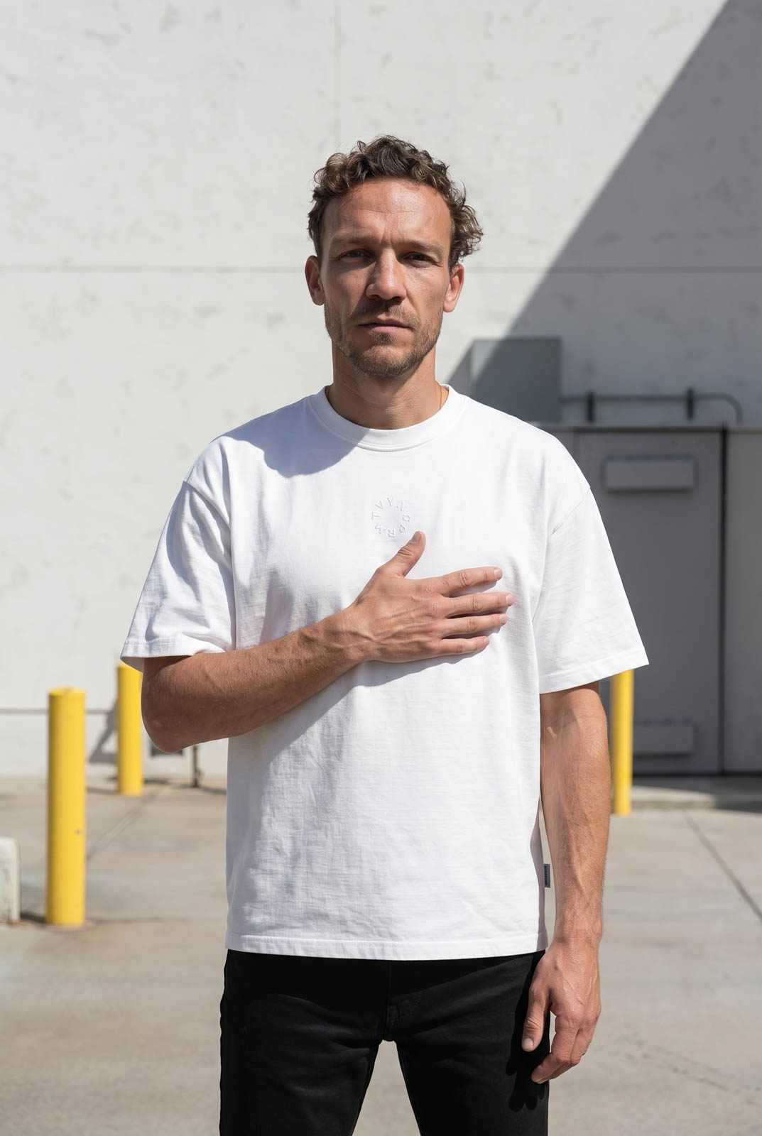 oversized st�ih Point off white