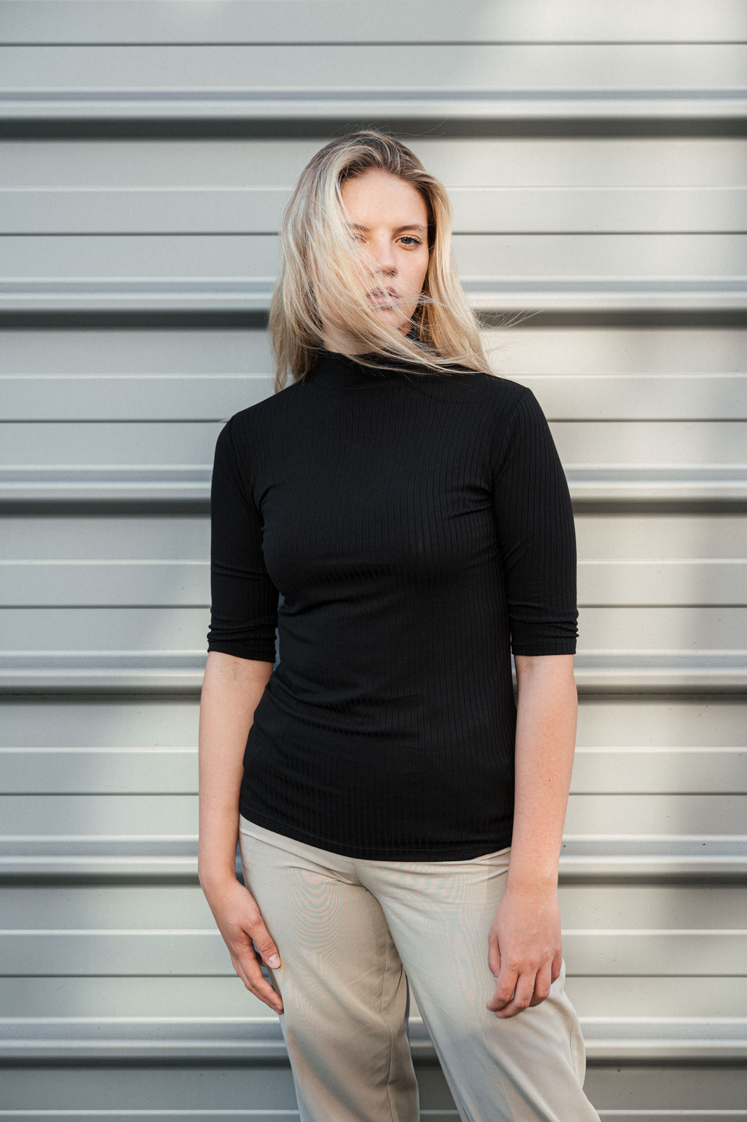 Rol�ky Salma black rib