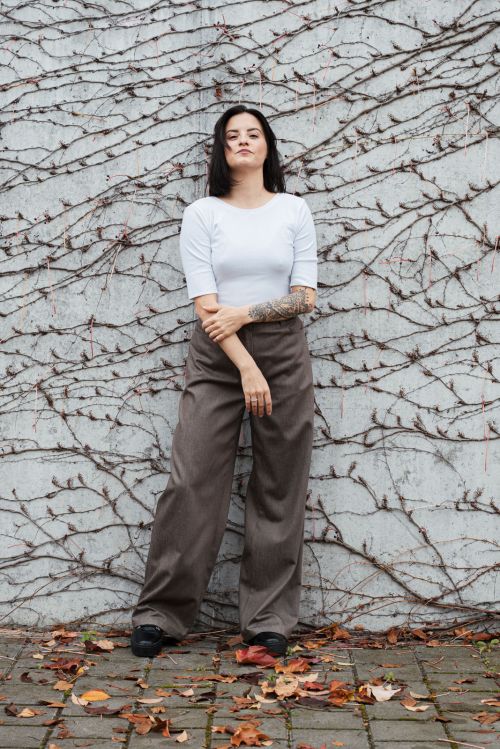 Kalhoty a �ortky Mona wool mocha