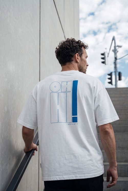 oversized st�ih Oh hi! off white
